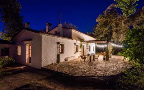 South terrace at night time