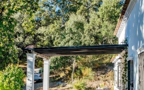 Facing south terrace