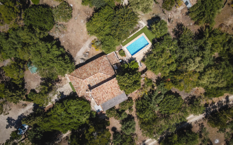 House seen from a drone