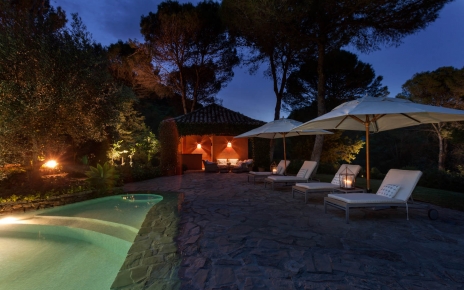 The pool area with bar is also exciting later in the evening