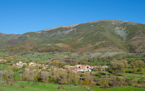 The village seen from the distance