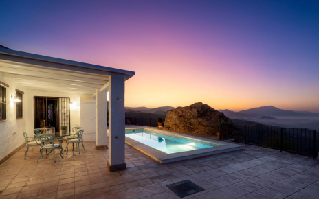 Espectacular amanecer desde esta casa vacacional