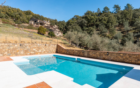 The large pool is gated and about 80 metres away