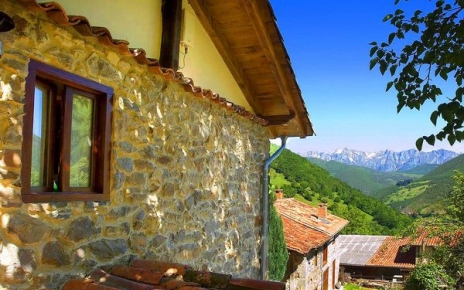 Vistas a Picos de Europa desde la casa