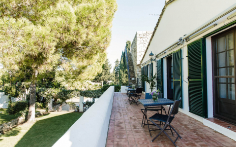 Terraces by bedrooms first floor (main house)