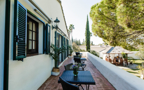 1st floor terrace by bedrooms (main house)