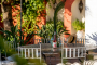 Next to pergola by Apartment