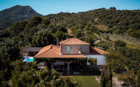 The property seen from a drone