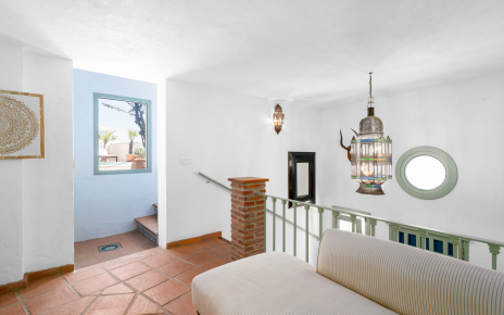 Access to pool are and studio from main house