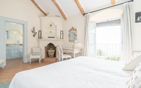 Bedroom with balcony
