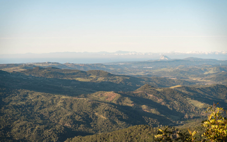 Views of Gibraltar and Morocco on clear days