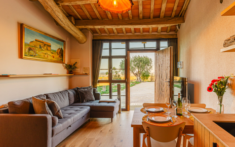 Annexe (the Tower) kitchen/living/dining area