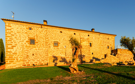 Back of this traditional farmhouse