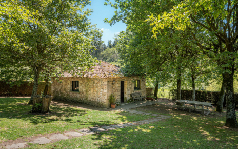 The grill house with kitchen,dining area,WC and barbecue