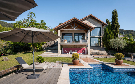Large windows overlooking the sea