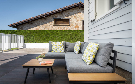 Mobiliario exterior cómodo