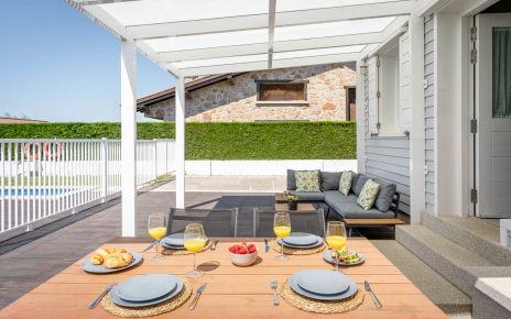 Zona de exterior y su equipamiento: todo a mano