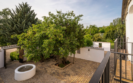 Courtyard seeing from first floor
