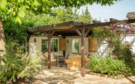 More furnished outdoor areas