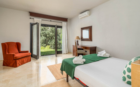 Habitaciones con salida a jardines