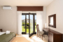 Bedrooms with doors opening to gardens