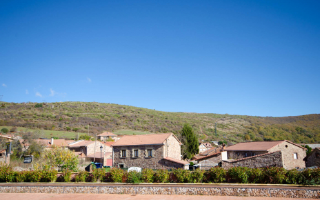 The village seen from its main square