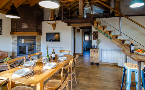 Open plan dining / kitchen / living area