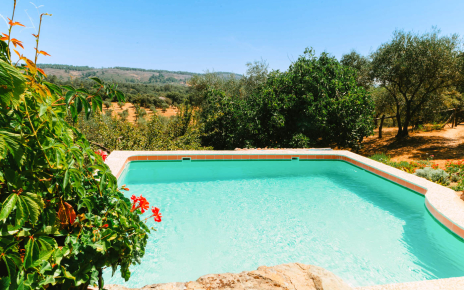 Good sized pool and views