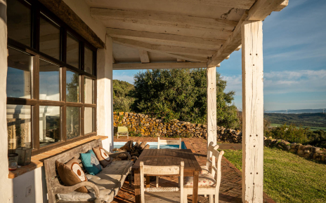 Terraza con mobiliario, vistas y privacidad