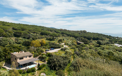 Villa seen from above