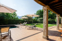 Furnished porch and pool / gardens
