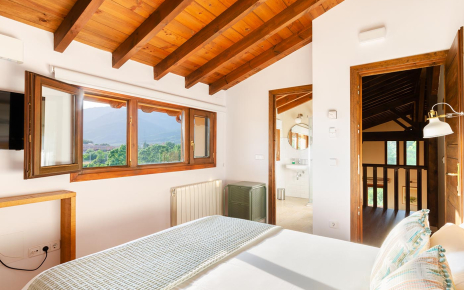 First floor bedroom with terrific views