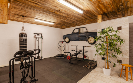Gimnasio en zona de wellness (planta inferior)