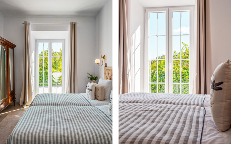 Suite 5 - bedroom with access to terrace