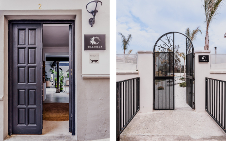 A holiday estate inside a village with different access