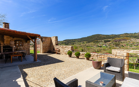 Zona de relax  en patio principal