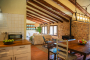 Espacio abierto de cocina / salón / comedor