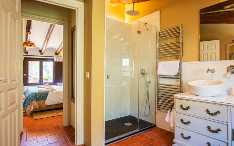 Bathroom with walk-in shower