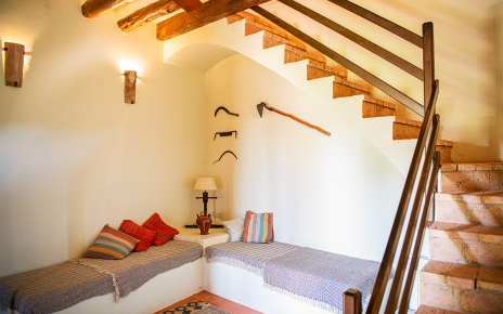 Ground floor reception with siesta room