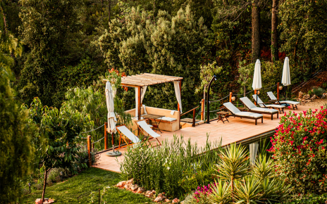 12-metre-long natural pool surrounded by nature