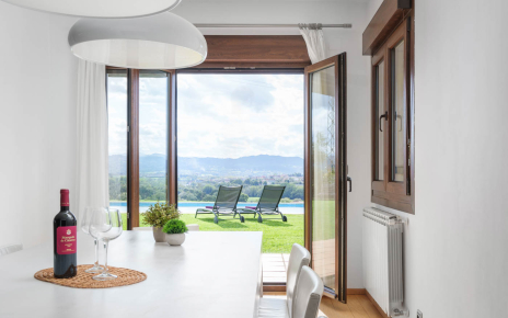 Dining table with views