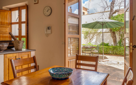 Doors from kitchen to patio