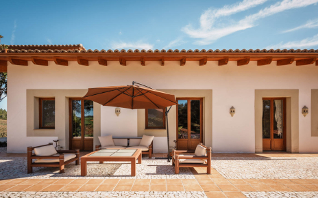 Terraza en ala oeste