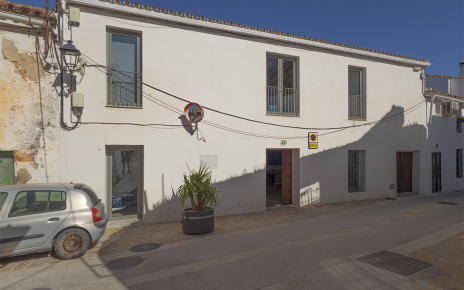 You can park by the main door for downloading