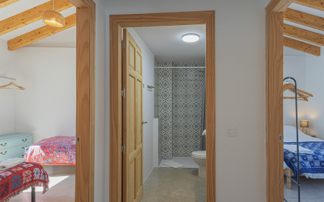 There is one bathroom on this upper level