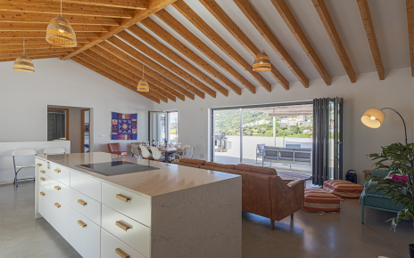 Large kitchen with central island