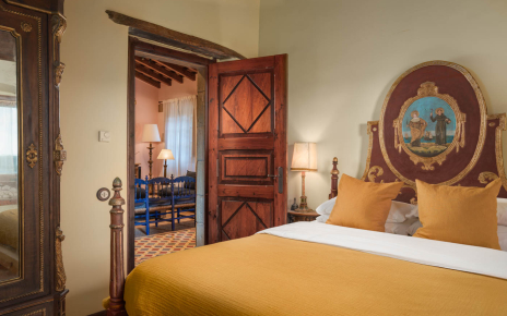 Antique beds with top-quality mattresses