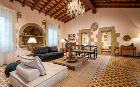 Classy living area, first flooor