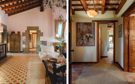 Hallway between bedrooms on first floor, also access to 2nd floor