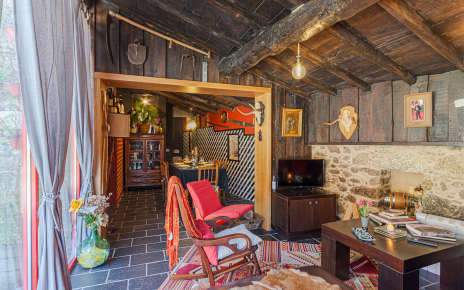 Sala de estar acristalada